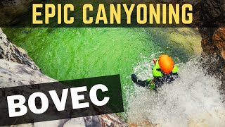 EPIC Canyoning in Bovec Soča Valley Slovenia  ULTIMATE Canyoning Experience  Fratarica Canyon [upl. by Noval741]