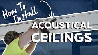 How to Install Acoustical Ceilings  Armstrong Ceiling Solutions [upl. by Adnerad]