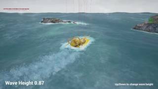 UE4 Physical Ocean and Object Foam with Distance Fields [upl. by Dralliw255]