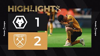 VAR rules out late Kilman equaliser  Wolves 12 West Ham  Highlights [upl. by Ennaxor]