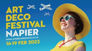 Art Deco Festival Napier 2023 Promo [upl. by Nichy124]