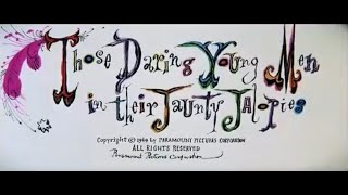 THOSE DARING YOUNG MEN IN THEIR JAUNTY JALOPIES opening titles 246 [upl. by Aryek595]