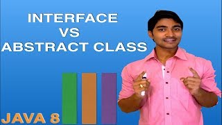 TOP 6 difference between Abstract class and Interface in JAVA  Must know facts [upl. by Choo]