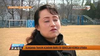 Suasana Tahun Ajaran Baru di Sekolah Korea Utara [upl. by Eiramik]