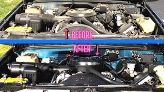 How To Super Clean Your Engine Bay Quick and Easy [upl. by Yentirb]