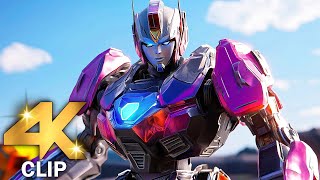 Bumblebee Flirts With Elita Scene  TRANSFORMERS ONE 2024 Movie CLIP 4K [upl. by Ethbinium]