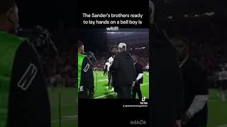 The Sanders brothers lay hands on a Texas Tech ball boy 👀 [upl. by Breena217]