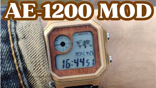 Bronze and Wood Royale  Casio AE1200 mod [upl. by Darcy]