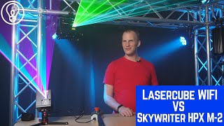 The LaserCube Wifi vs XLaser Skywriter HPX M2 [upl. by Htur337]