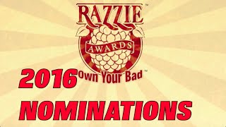 2016 RAZZIE NOMINATIONS First Impressions [upl. by Franklin]