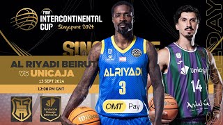 Al Riyadi Beirut vs Unicaja Live Score Updates  FIBA Intercontinental Cup Singapore 2024 [upl. by Fleisher123]