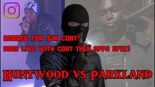 DC Teen Rapper Retaliates After Getting Bagged For Moose Knuckle Coat Huntwood vs Parkland [upl. by Marjorie]