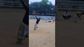 One handed six hitting by Ilyas Hyderabadi cricketer at Abbas ground cricket cricketshorts ilyas [upl. by Zurc]