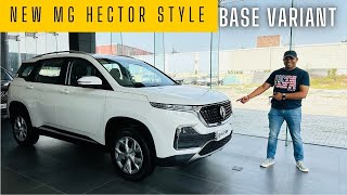 New MG Hector Style Variant  Hector Base Variant  Details In English  Auto Quest [upl. by Kling]