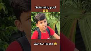 Swimming pool 😂souravjoshivlogs7028 shorts youtubeshorts [upl. by Abbott]