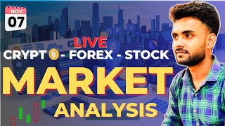 Live Crypto Trading  07 Nov 2024 Live Trading  live bitcoin trading [upl. by Aiket]