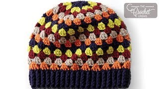 Easy Crochet Granny Stripes Hat [upl. by Biegel134]