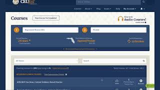 CEUfast Course Catalog Tutorial [upl. by Charis]