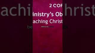 Preach Christ The Ultimate Recipe 2 Cor 4 [upl. by Nelleh705]