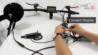 RisunMotor ebike Electronic Control System Connection Test [upl. by Anyala911]