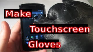 Make Touchscreen Gloves No sewing [upl. by Pahl841]