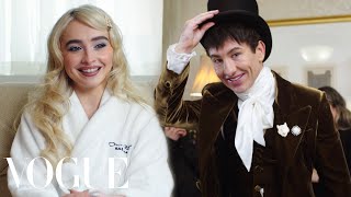 Sabrina Carpenter amp Barry Keoghan Get Ready for the Met Gala  Last Looks  Vogue [upl. by Jonathan]