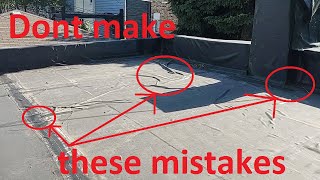 EPDM Roofing Install Tips [upl. by Mendez]