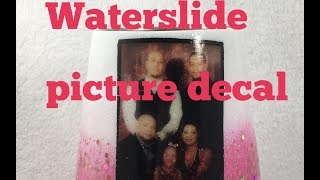 How to add a waterslide picture decal on a wine tumbler [upl. by Dnomsad]