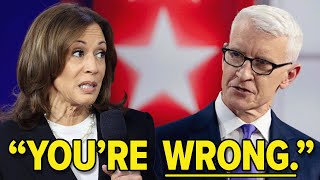 Anderson Cooper Catches Kamala LYING About the Border Wall [upl. by Shakti]