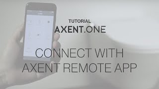 AXENTONE Dusch WC  AXENT Remote APP [upl. by Othilie]