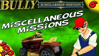 Bully SE  MISCELLANEOUS MISSIONS 100 Walkthrough [upl. by Alathia]