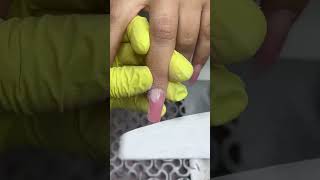 DownGrown Nails🤷‍♀️ nails nailtutorial nailtips nailrepair nailshape nailshapes manicure [upl. by Engracia]