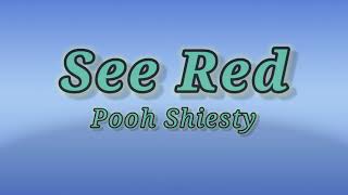 Pooh Shiesty  See Red Lyrics [upl. by Arinaid699]