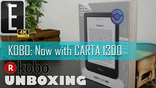 Carta 1300 on a KOBO  Kobo Rakuten Clara BW Unboxing [upl. by Nnail]