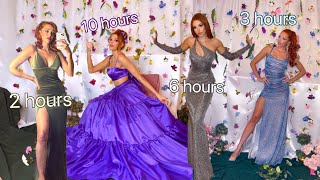 Prom dresses you can make QUICK or u can wear them on a red carpet if ur 2 old 4 prom [upl. by Akyeluz]