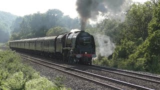 6233 Duchess of Sutherland roars up Dainton and Hemerdon with The South Devon Explorer  28052022 [upl. by Htebzile]