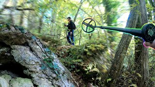 On a Retrouvé LA CACHE DANS LA FORÊT  Détection de métaux  Terre Happy [upl. by Acherman586]