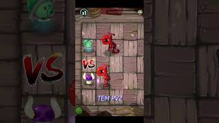 PvZ 2  Sea shroom Vs Puff shroom Vs Brickhead Zombie [upl. by Allebasi]