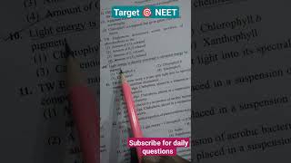 Photosynthesis in higher plants class 11NEET pyq series biology neet ncert neetpyq shorts [upl. by Cressida]