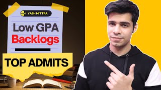 Low CGPA backlogs  TOP Admits Fall 2021 astonishing admits [upl. by Ammadas]