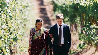 Nina amp Marks South Asian Wedding  Thomas Fogarty Winery [upl. by Kloman122]