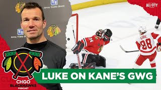 Chicago Blackhawks Luke Richardson breaks down Patrick Kanes overtime winner  CHGO Blackhawks [upl. by Atneciv563]