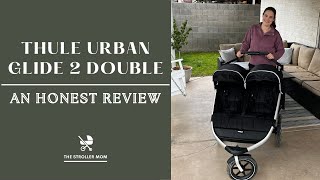 Thule Urban Glide 2 Double Stroller Review A Moms Honest Thoughts on this Jogging Stroller [upl. by Kcinimod]