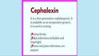 Cephalexin 500 mg  Cephalexin  brand name overview amp side effects [upl. by Ziza]