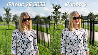 iPhone SE 2020 vs iPhone 8 Camera Test Better or Worse [upl. by Mallen]