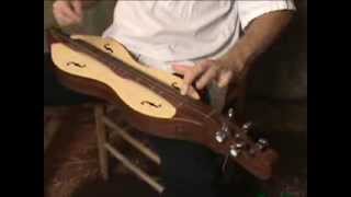 DMGS5 Roosebeck Grace Mountain Dulcimer Arched 5String Spruce Soundboard wFHole Openings [upl. by Ettelocin66]