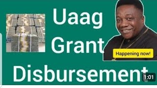 UAAG GRANT GENUITY amp DISBURSEMENT  SEE DETAILS  PLEASE SHARE WIDELY [upl. by Lrem]