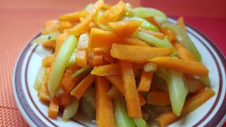 Buttered Sayote and Carrots Recipe  Murang Ulam Idea Recipe [upl. by Asilaj]