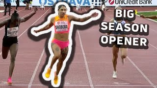 Ewa Swoboda Makes Season Opener In Womens 100m At Ostrava Golden Spike 2024 [upl. by Talley]