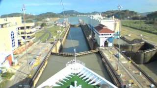 Time Lapse Panama Canal A FullDay Transit In Less Than Two Minutes [upl. by Adniroc]